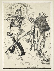 El trapero (Le Chiffonier), ilustración de The Kaiser